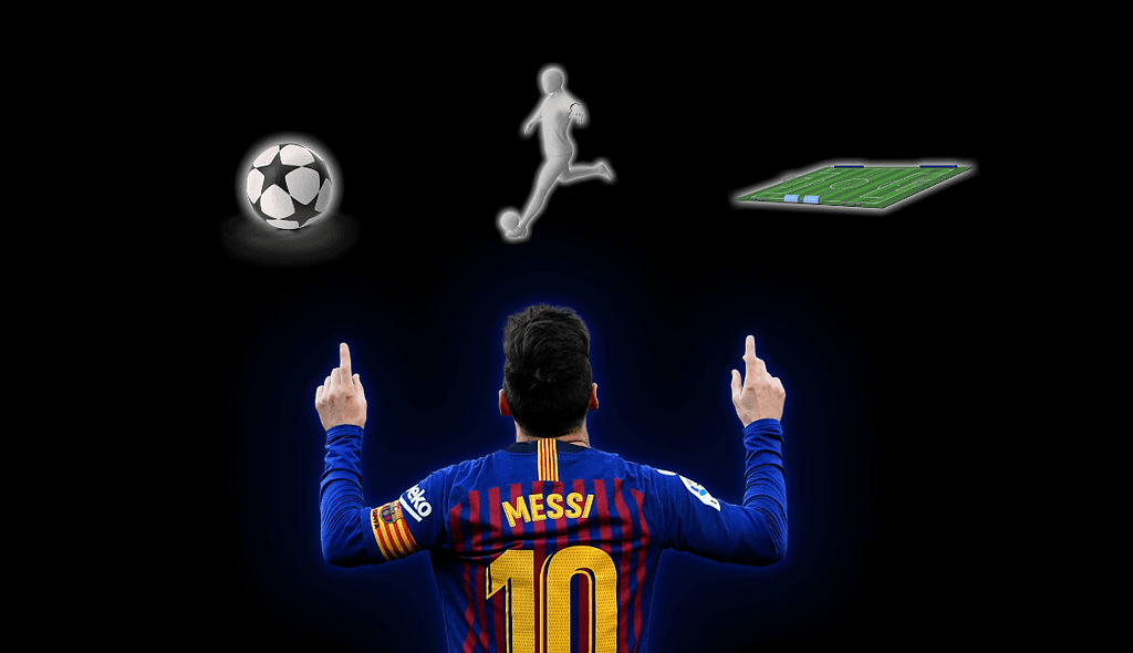 Messi has fully internalized every core skill of football, like ball control, body mechanics, spatial awareness, timing, etc