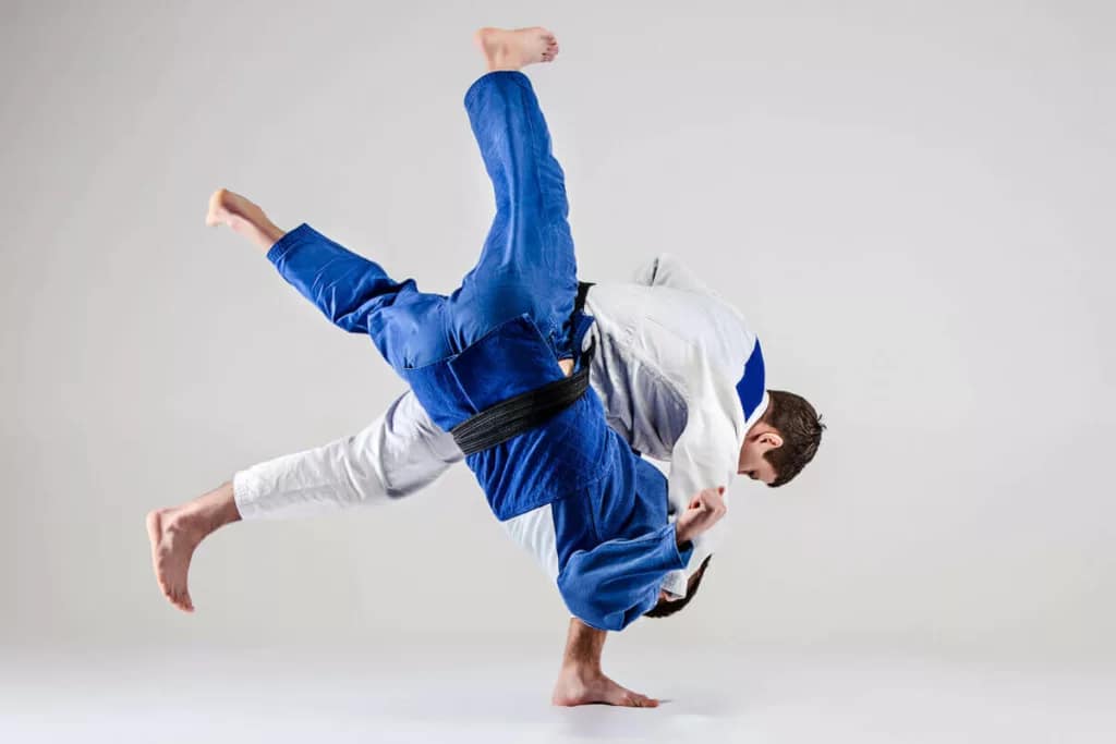 Judo throw illustrating the concept of using the prospect’s objections to your advantage.